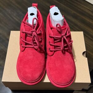 UGG Women's Red Suede Ankle Boots